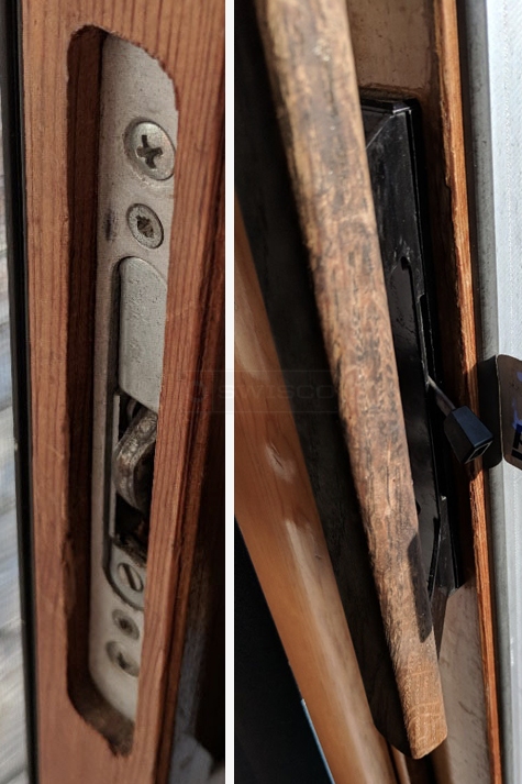 Patio door lock