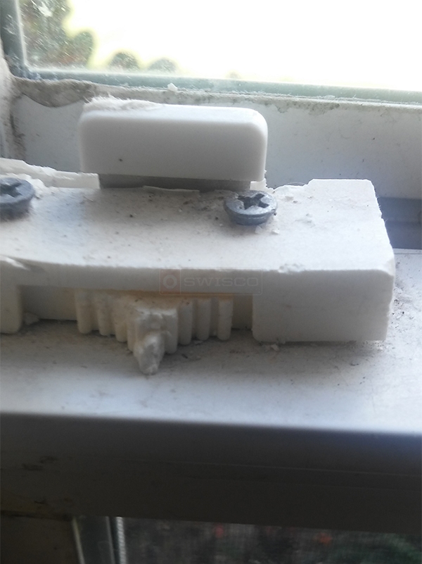 User submitted photos of window hardware.