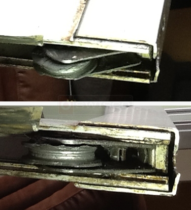 Patio door roller