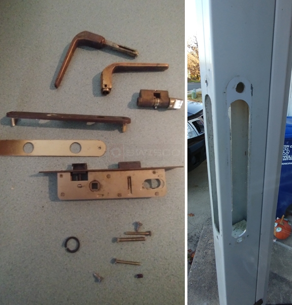 User submitted image of their door hardware.