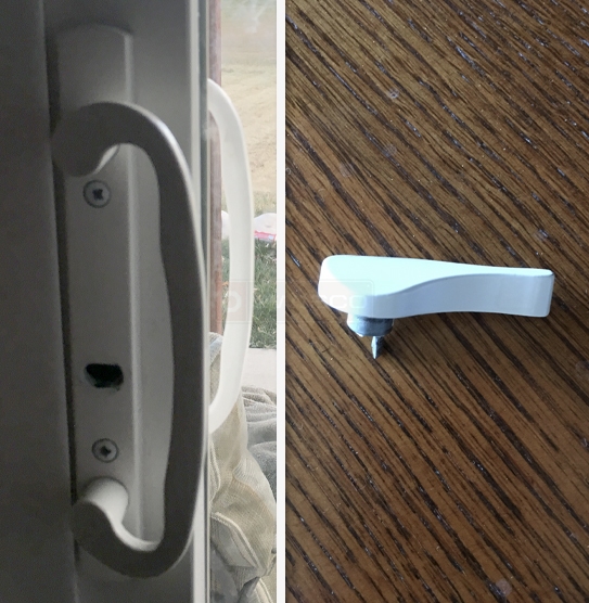 Patio door latch