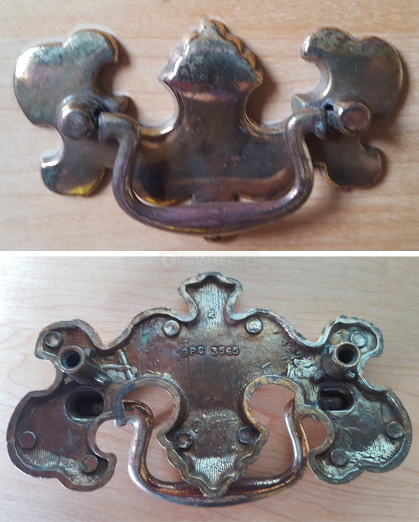 User submitted photos of a drawer pull.