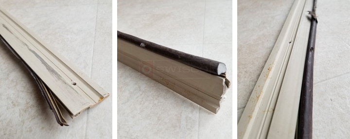 User submitted photos of patio door hardware.