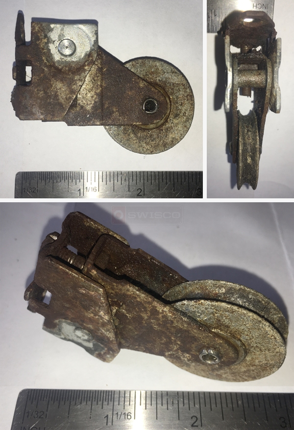 Patio door roller