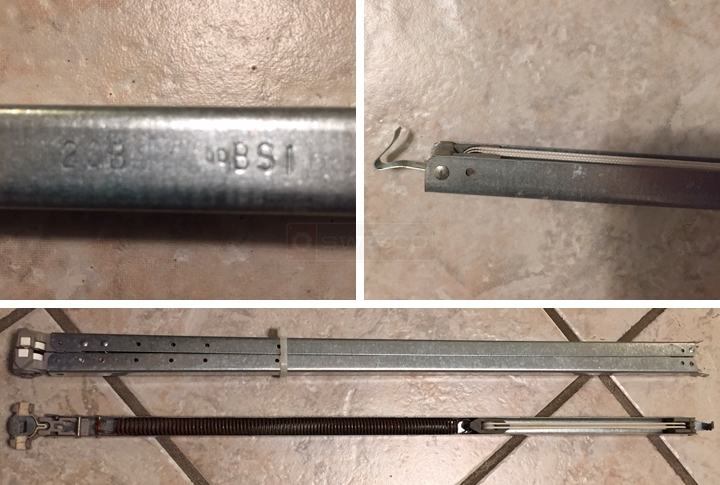 User submitted photos of a window balance.