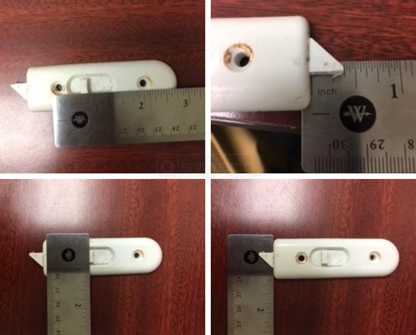 User submitted photos of a tilt latch.