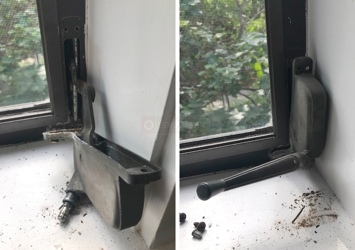 User submitted photos of a window operator.