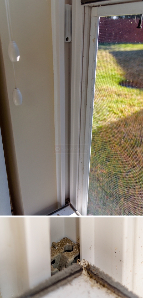 User submitted photos of window hardware.
