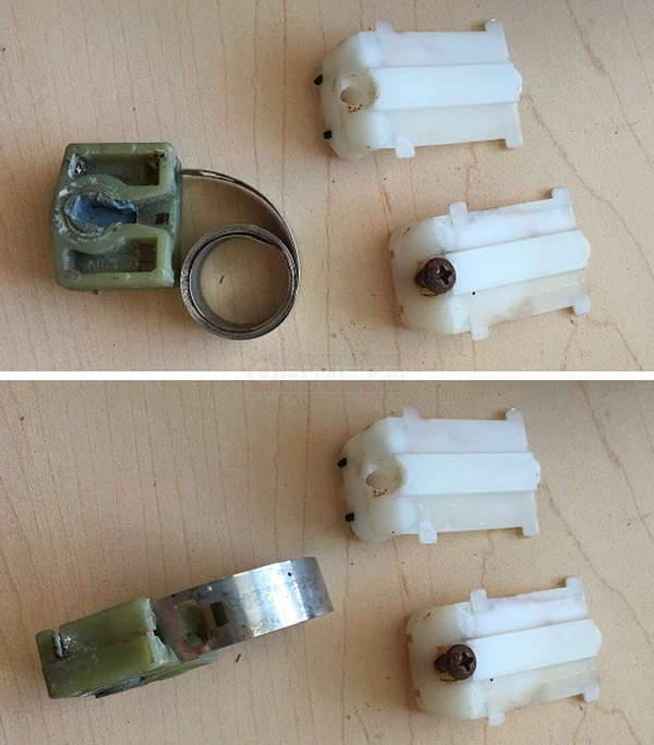 User submitted photos of window hardware.
