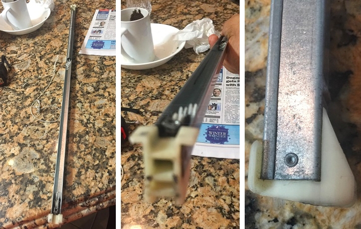 User submitted photos of a window balance.