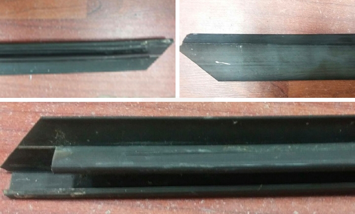 User submitted photos of snap-in glazing.