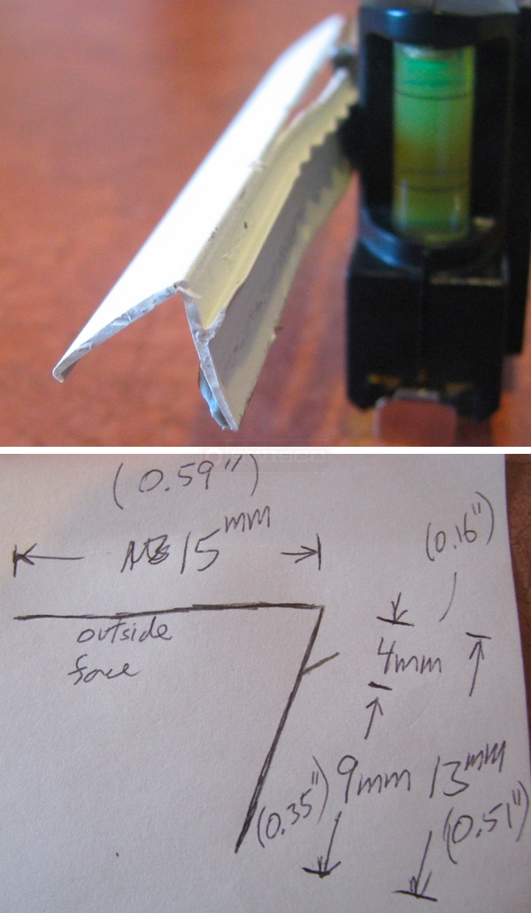 Milgard alum. window vinyl glazing bead