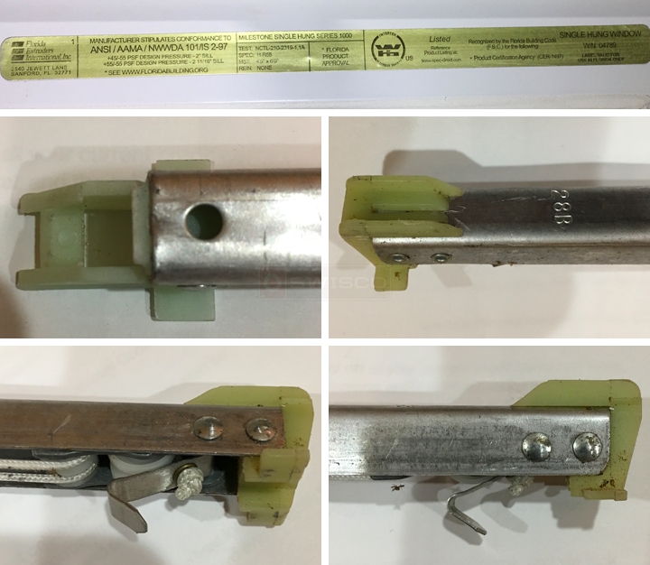 User submitted photos of a window balance.