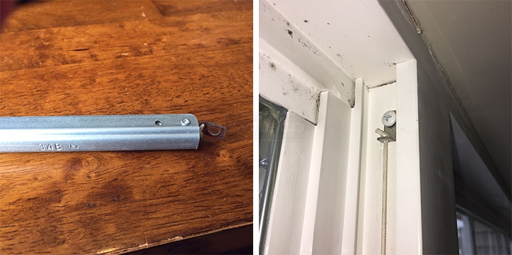 User submitted photos of a window balance.