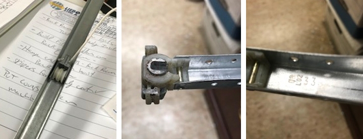 User submitted photos of a window balance.