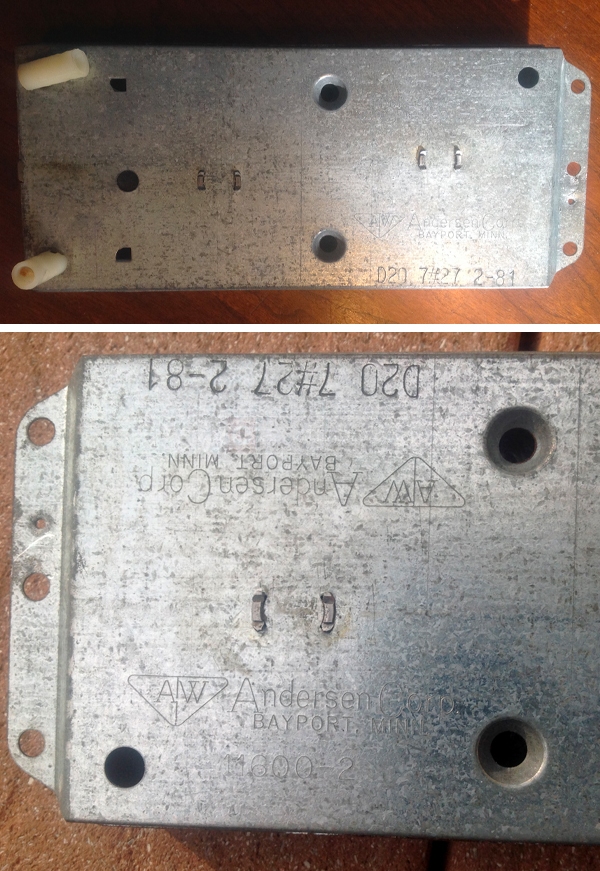 User submitted photos of a window balance.