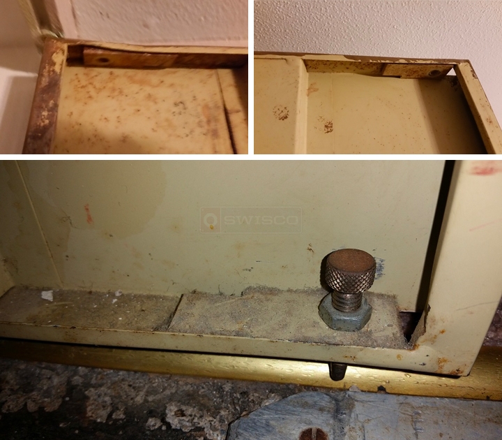 User submitted photos of closet hardware.