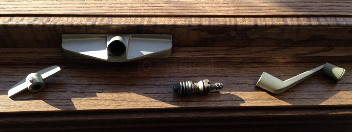 Window crank hardware