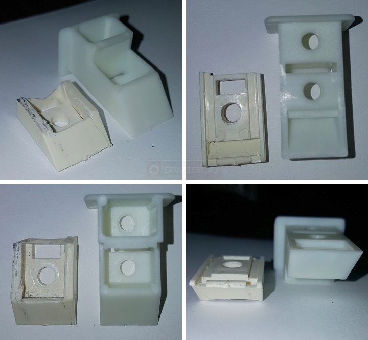 User submitted photos of a top sash guide.