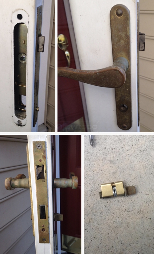 Storm door handle