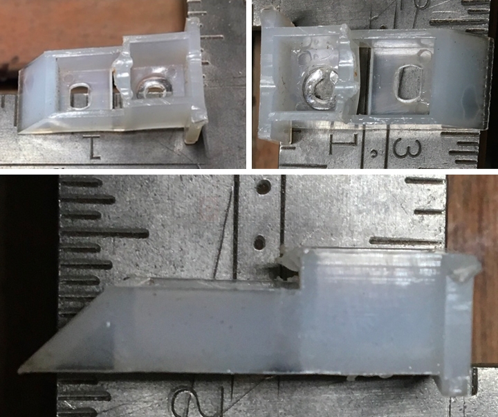 User submitted photos of a top sash guide.