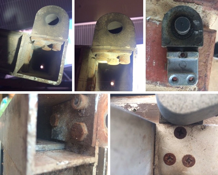 User submitted photos of door hardware.