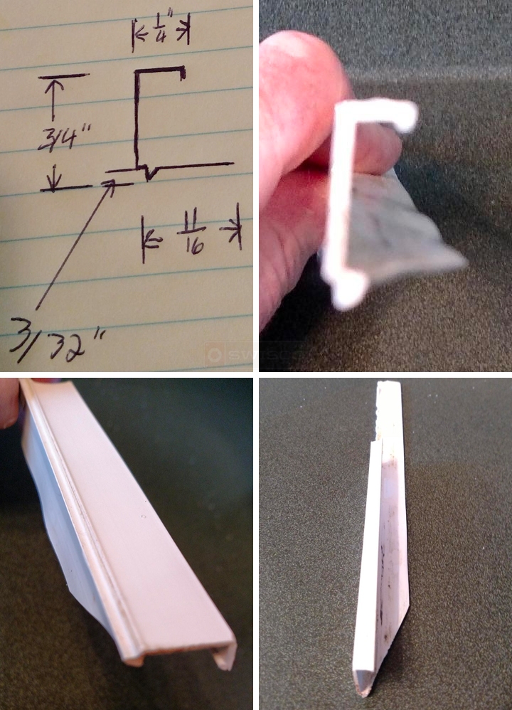 User submitted photos of a glazing bead.