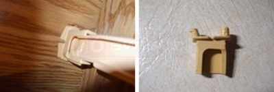 User submitted photos of drawer hardware.