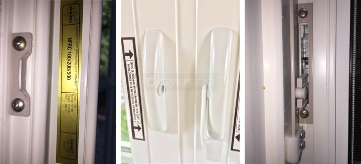 User submitted photos of window hardware.