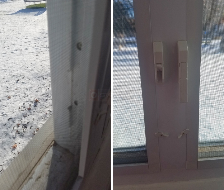 User submitted photos of window hardware.