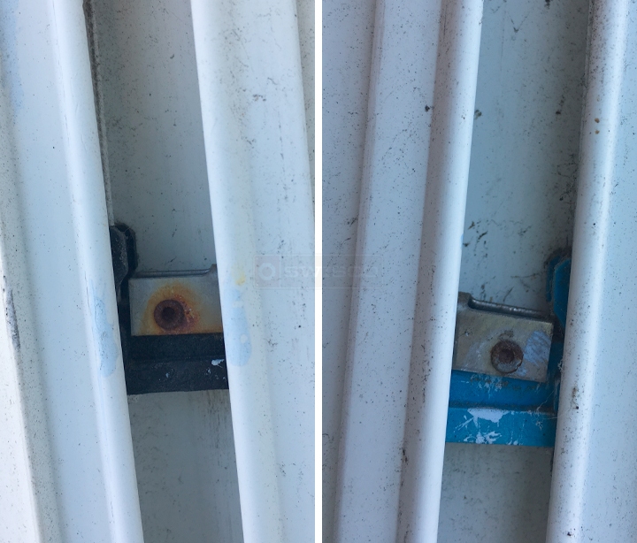 User submitted photos of window hardware.