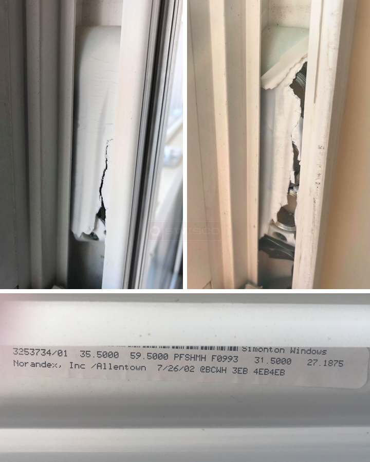 User submitted photos of a window balance.