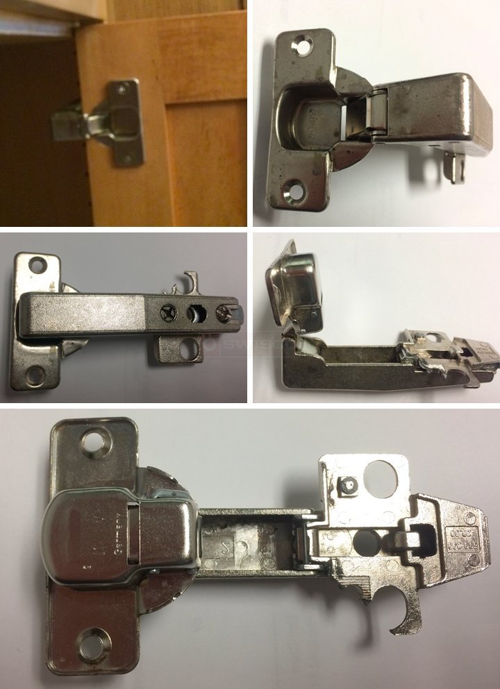 User submitted photos of a cabinet hinge.