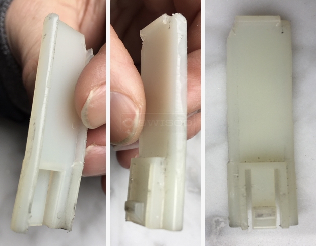 Sliding closet door bottom guide