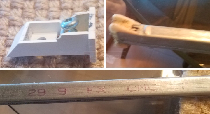 User submitted photos of a window balance.