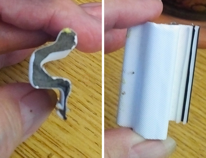User submitted photos of weatherstripping.