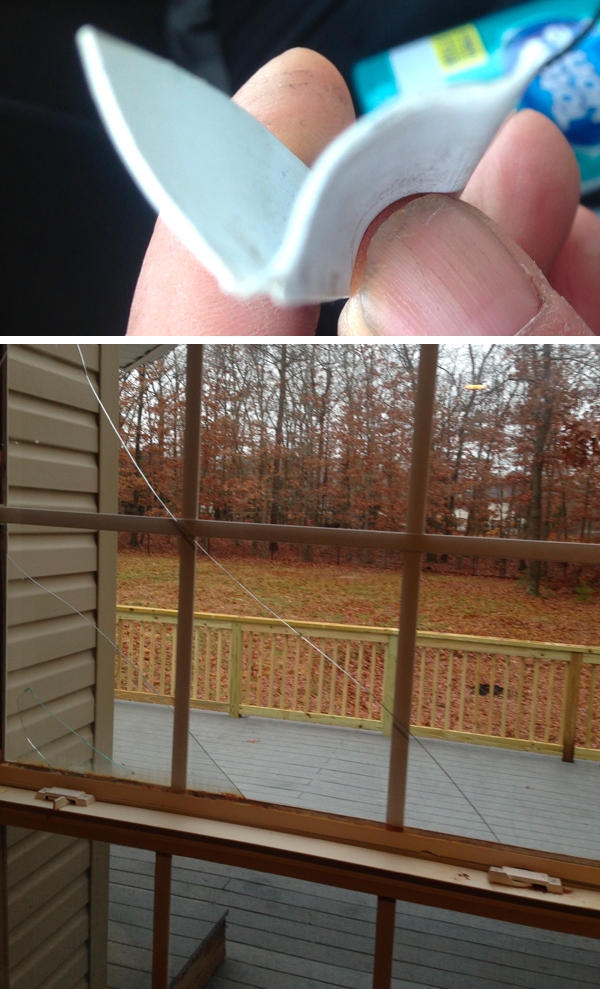 User submitted photos of snap-in glazing.