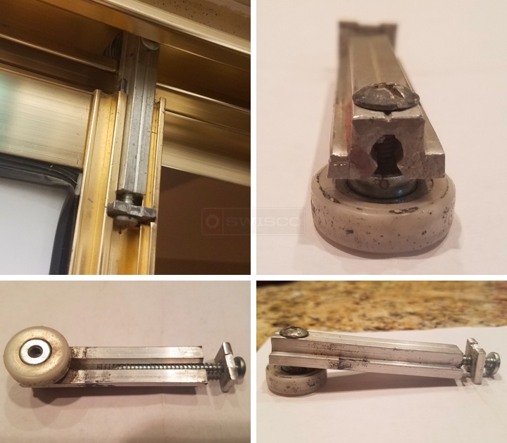 User submitted photos of closet hardware.