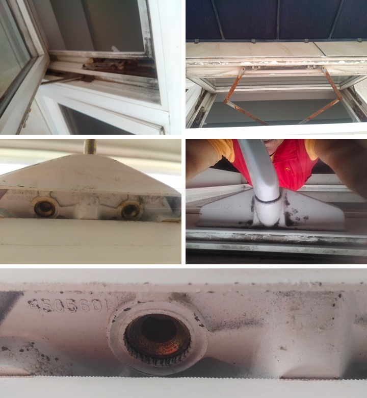 User submitted photos of a window operator.
