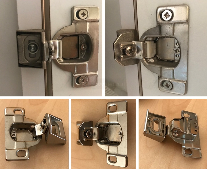 User submitted photos of a cabinet hinge.