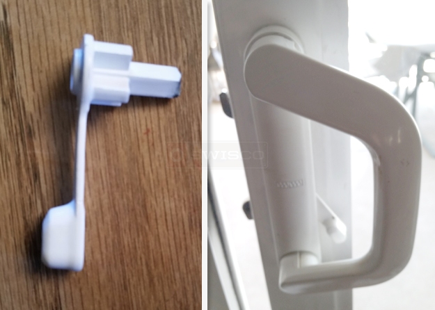 Patio door handle