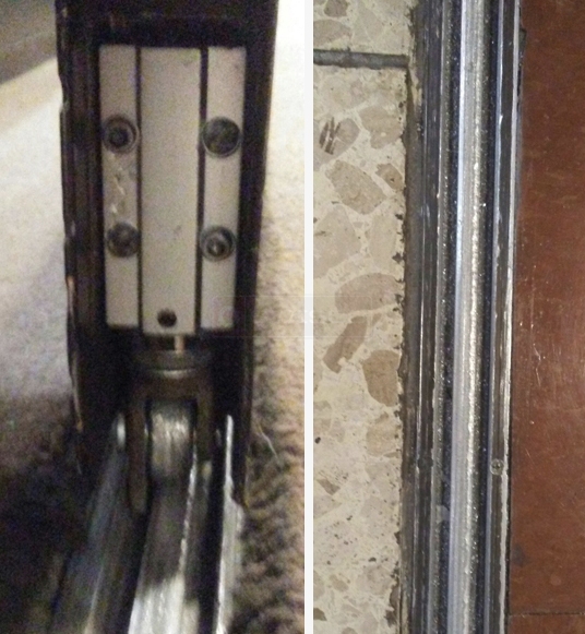 Commercial door roller