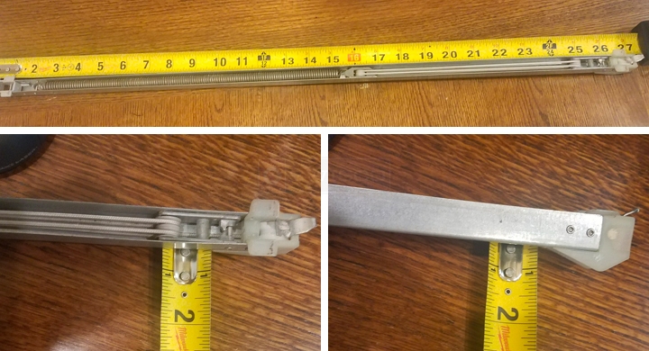 User submitted photos of a window balance.