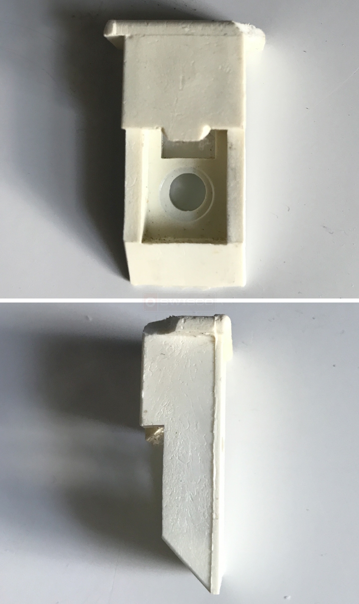 User submitted photos of a top sash guide.