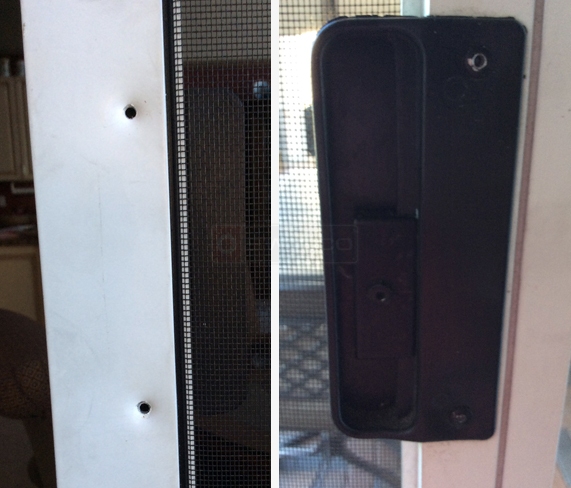Screen door latch