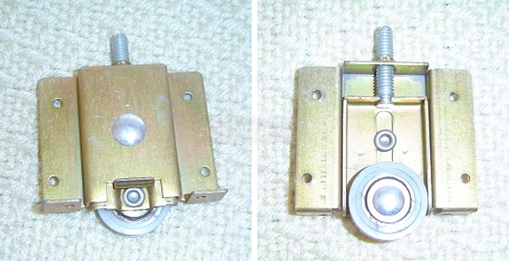 User submitted photos of a door roller.
