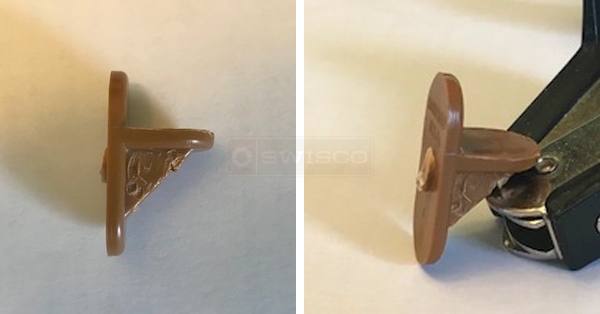 User submitted photos of cabinet hardware.