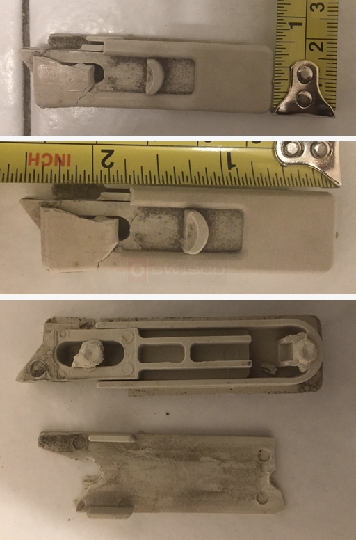 Plastic window latch