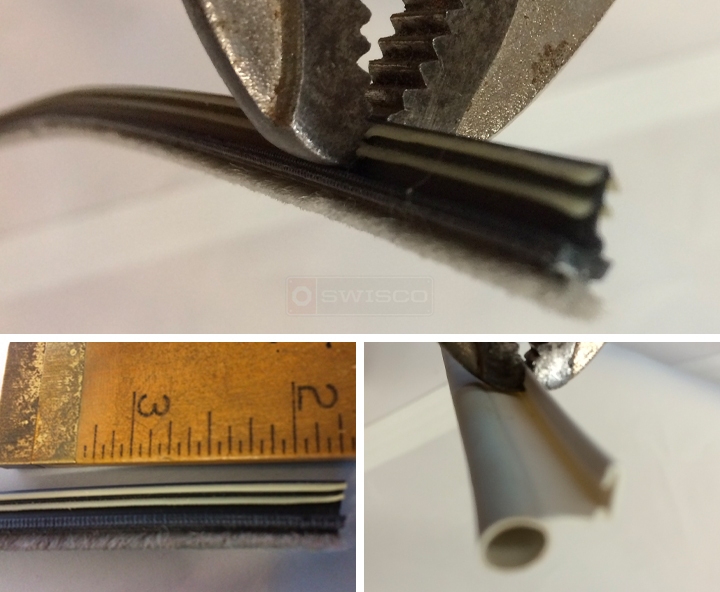 User submitted photos of weatherstripping.