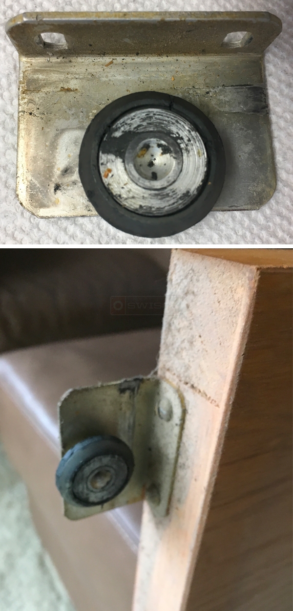 User submitted photos of closet hardware.